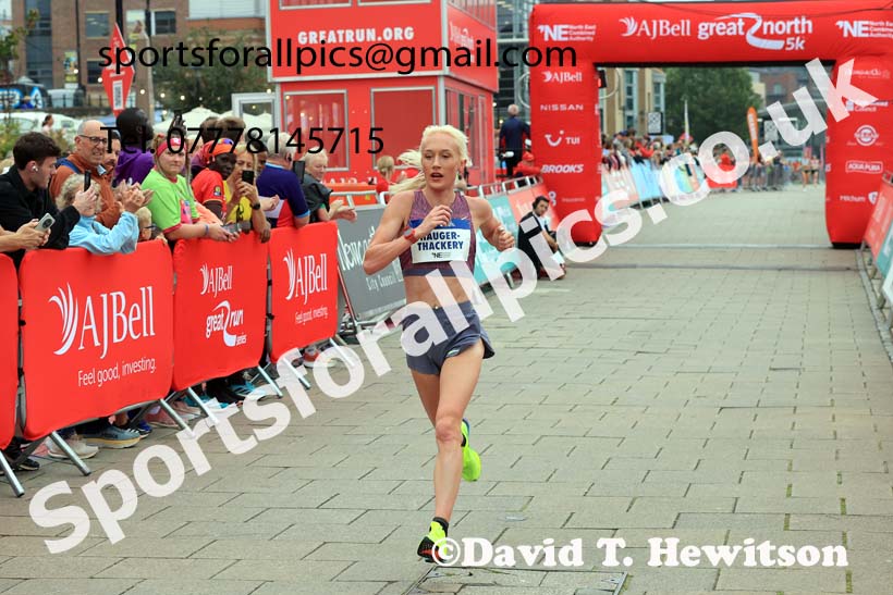 Womens 2024 UK Athletics 5k Road Champs., Newcastle/Gateshead Quayside.  Photo: David T. Hewitson/Sports for All Pics